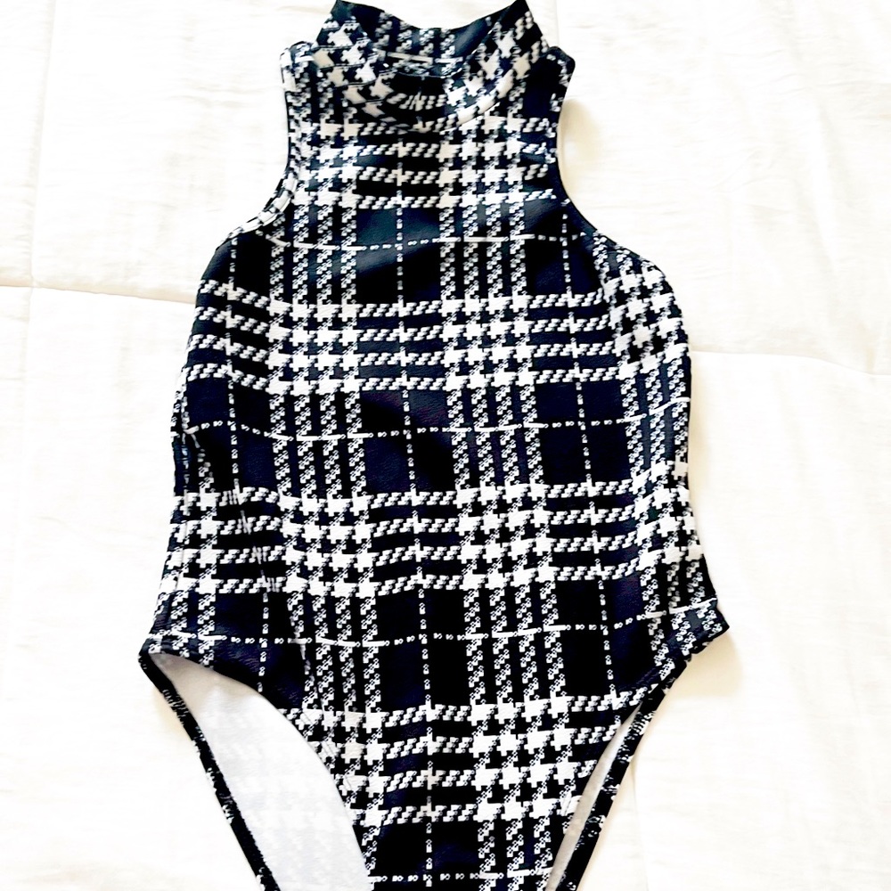 SHEIN High neck sexy fitted bodysuit size 2